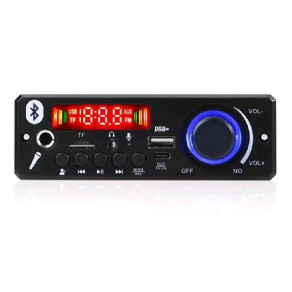 برد USB مشكی فولدر دار با آمپلی فایر ۸۰*۲ وات مدل KH-K33